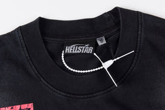 HELLSTAR Graphic Print Relaxed Fit Cotton T-Shirt