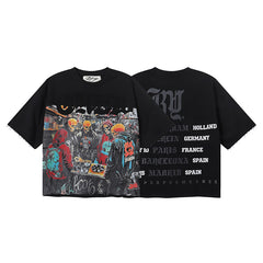 BKYS Skull Crew Cropped T-Shirt