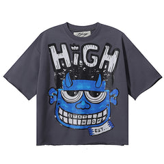 BKYS Stay High F-Terry Cropped T-Shirts
