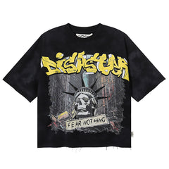 BKYS Disaster F-Terry Cropped T-Shirt