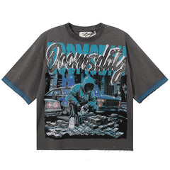 BKYS Dooms Day F-Terry Cropped T-Shirt