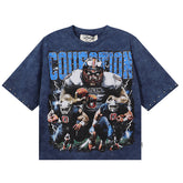 BKYS Collection F-terry Cropped T-Shirts