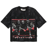 BKYS Fight Club F-terry Cropped T-Shirts