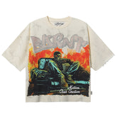 BKYS Burnt F-Terry Cropped T-Shirt