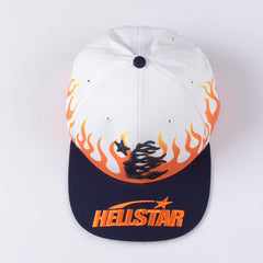 Hellstar Flame Vintage Snapback Hat