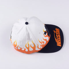 Hellstar Flame Vintage Snapback Hat