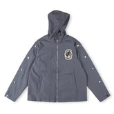 SAINT VANITY Nylon Hooded Track Jacket