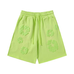 Denim Tears Mono Cotton Wreath Shorts