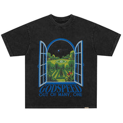 Godspeed Graphic-Print T-Shirts