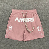AMIRI Logo-Print Swim Shorts