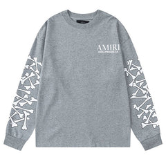 AMIRI Bones Stacked Long-Sleeve T-Shirts