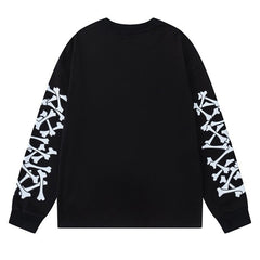 AMIRI Bones Stacked Long-Sleeve T-Shirts