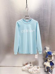 OFF-WHITE Logo Print Long-Sleeve T-Shirt