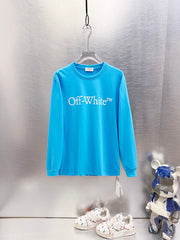 OFF-WHITE Logo Print Long-Sleeve T-Shirt