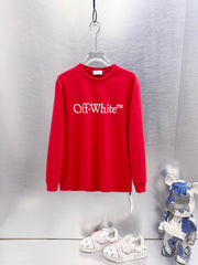 OFF-WHITE Logo Print Long-Sleeve T-Shirt