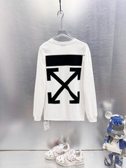 OFF-WHITE Logo Print Long-Sleeve T-Shirt