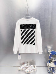 OFF-WHITE Logo Print Long-Sleeve T-Shirt