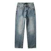 Purple Brand Crystal Diamond Jeans #9126