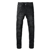 Purple Brand Crystal Diamond Jeans #9130