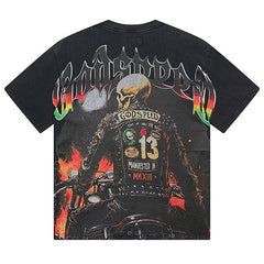 GODSPEED Skeleton Motorcycle T-shirt