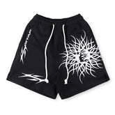 Hellstar Graphic-Print Cotton Shorts