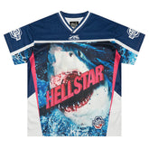 Hellstar Shark Print Mesh Jersey