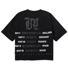 BKYS Skull Crew Cropped T-Shirt