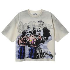 BKYS Natural Punks F-Terry Cropped T-Shirt