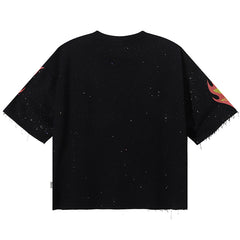 BKYS On Fire F-Terry Cropped Tee