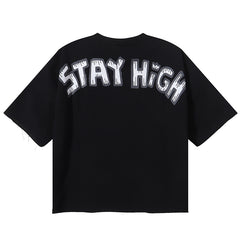 BKYS  Stay High F-Terry Cropped T-Shirts