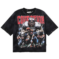 BKYS Collection F-terry Cropped T-Shirts