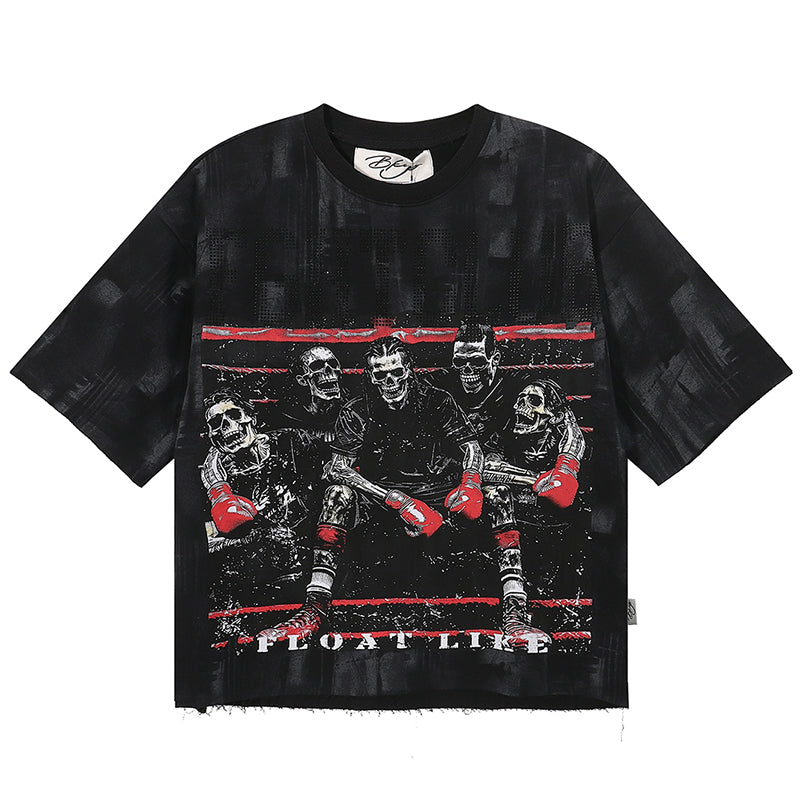 BKYS Fight Club F-terry Cropped T-Shirts