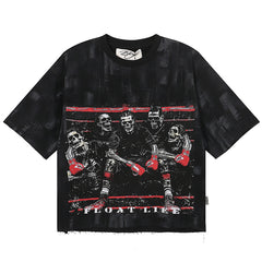 BKYS Fight Club F-terry Cropped T-Shirts