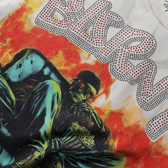 BKYS Burnt F-Terry Cropped T-Shirt