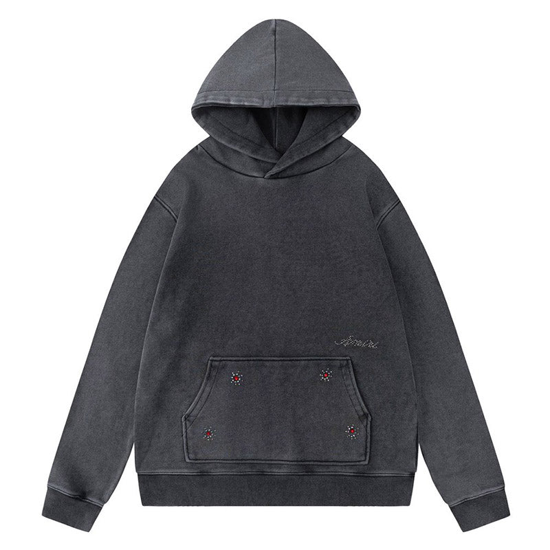 AMIRI Studded Cotton Hoodie