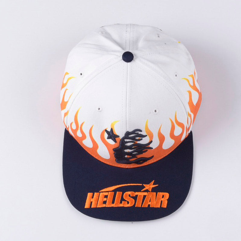 Hellstar Flame Vintage Snapback Hat
