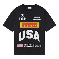 Rhude Pirelli USA World Champions Tee