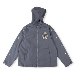 SAINT VANITY  Nylon Hooded Track Jacket