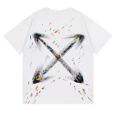 Off-White Bookish Crazy Cotton T-Shirt
