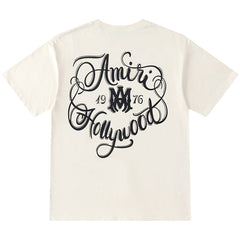 AMIRI Hollywood Lettering-Print T-Shirts