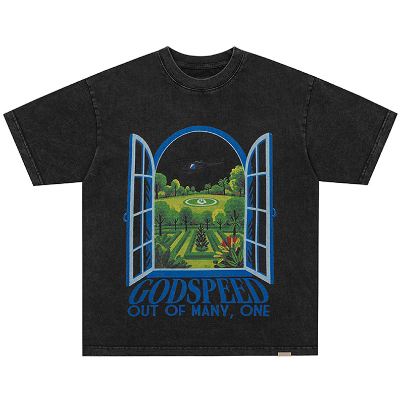 Godspeed  Graphic-Print T-Shirts