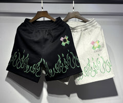 AMIRI MA Quad Flames Sweatshorts