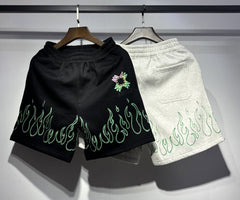 AMIRI MA Quad Flames Sweatshorts