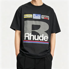 RHUDE Petrol Patch Tee