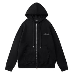 AMIRI Relaxed Zip Up Hoodies