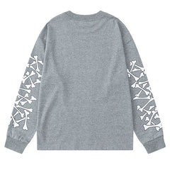 AMIRI Bones Stacked Long-Sleeve T-Shirts