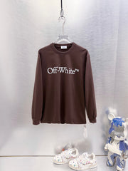 OFF-WHITE Logo Print  Long-Sleeve T-Shirt