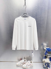 OFF-WHITE Logo Print Long-Sleeve T-Shirt