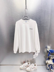 OFF-WHITE Logo Print Long-Sleeve T-Shirt