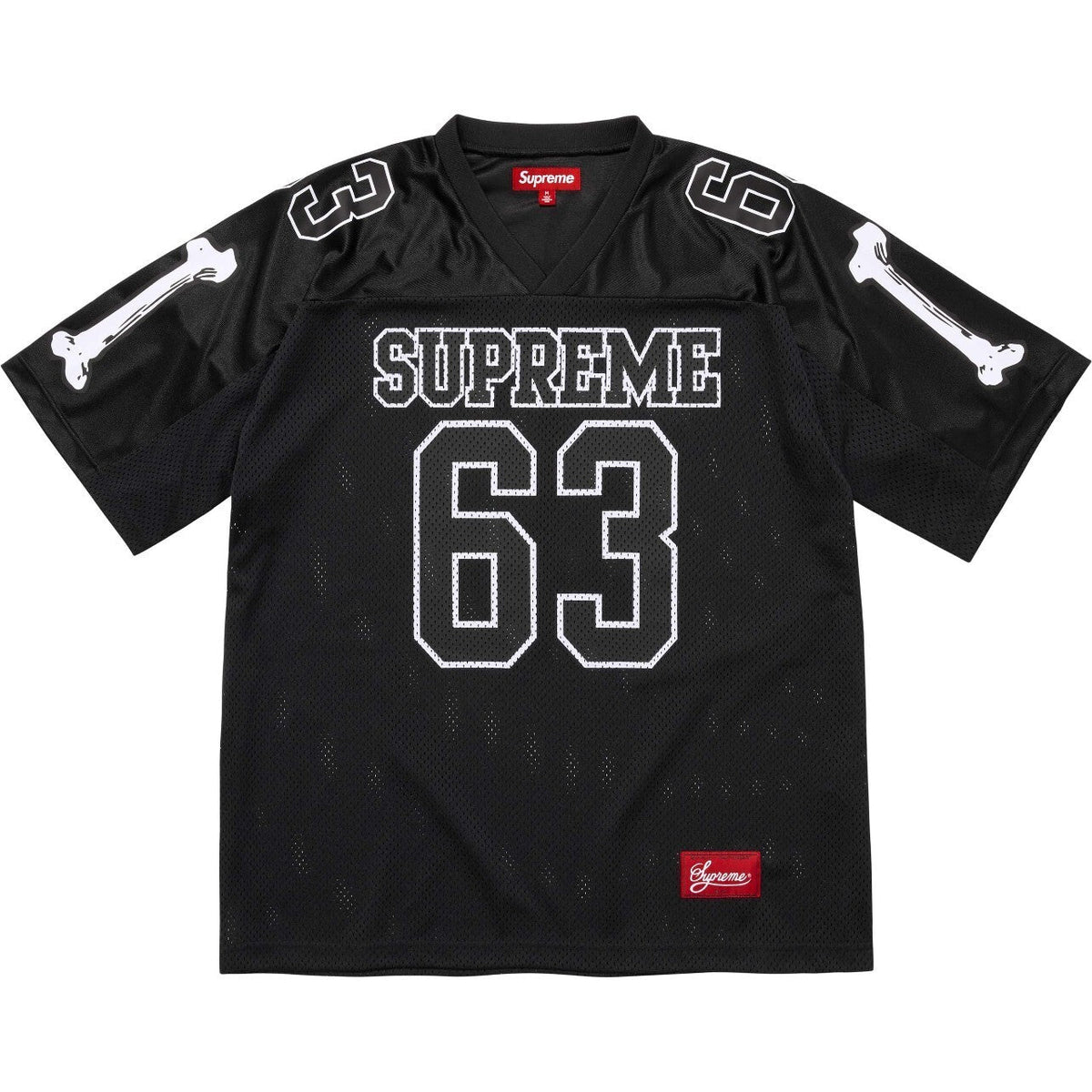 Supreme 25SS Bones Football Jersey Tee